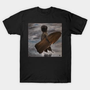 Boy and his surf board T-Shirt